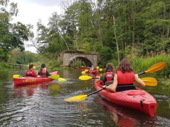 Spływ kajakowy rzeką Regą